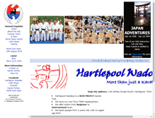 Tablet Screenshot of hartlepoolwadokai.com